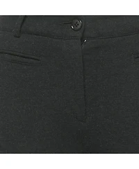 Pre-Owned Dolce & Gabbana Women's Black Viscose Blend Stretch Slim Fit Trousers