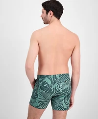 Boss Hugo Men's 5" Tropical Print Swim Trunks