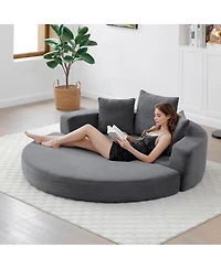 Streamdale Furniture Convertible Sofa Couch Bed, Multi-functional, Adjustable Futon for Apartment