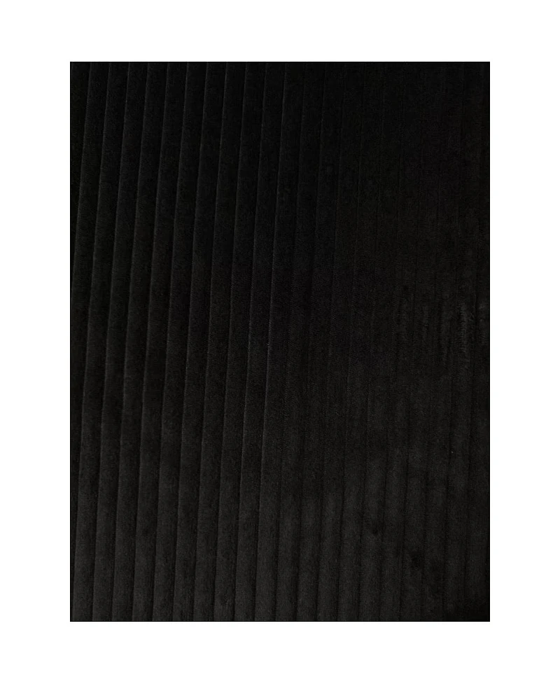 Streamdale 105.7" U-Shaped Cloud Sectional Couch, Modern Modular Sofa, Black Corduroy