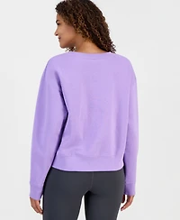 The North Face Women's Evolution Cotton Half Dome Logo Crop Sweatshirt