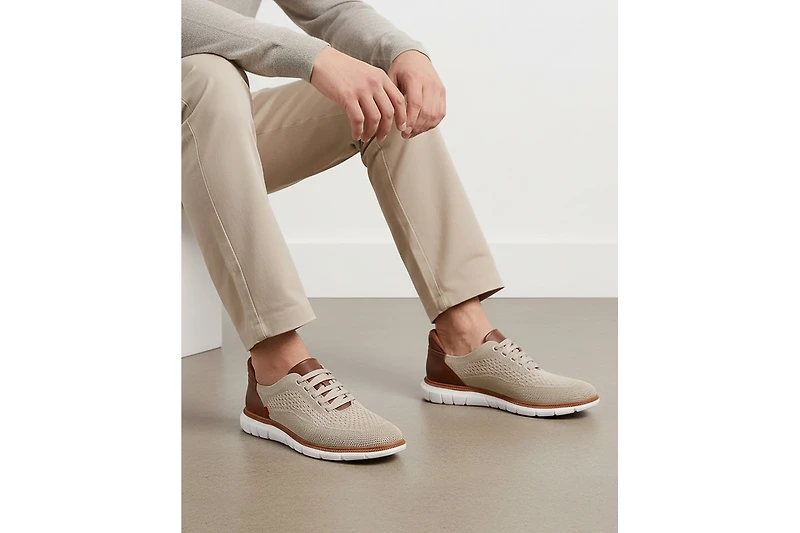 Marc Joseph New York Edison Street Mens Hands-Free Slip On Technology Lightweight Mesh Oxfords