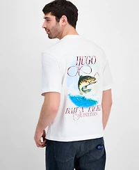 Hugo by Boss Men's Fish Print T-Shirt