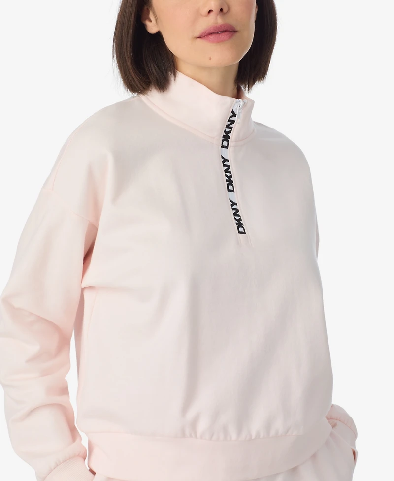 Dkny Women's Long-Sleeve Top & Boxers, 2-Piece Set