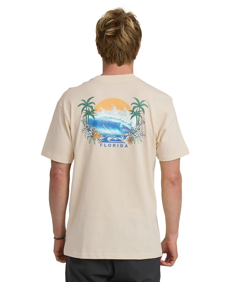 Quiksilver Men's Printed Crewneck T-Shirt