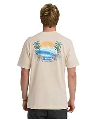 Quiksilver Men's Printed Crewneck T-Shirt