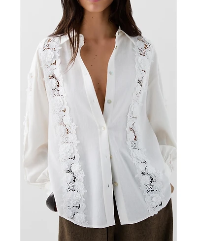 Scalpers Women's Lace Shirt