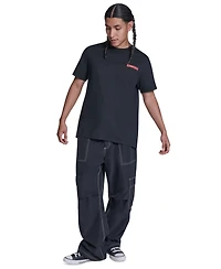 Converse Men's Cheeseburger Graphic Short-Sleeve T-Shirt