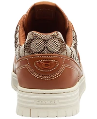 Coach Men's Soho Crystal Signature Jacquard Lace-Up Sneakers