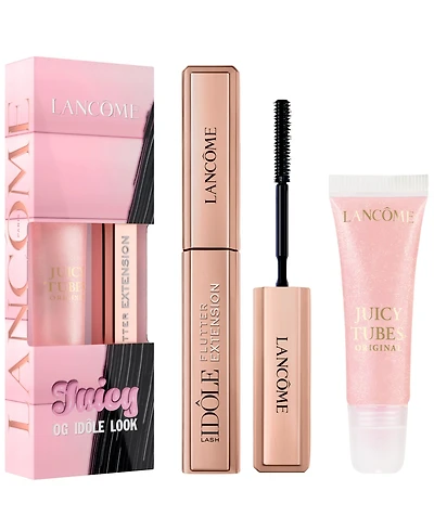 Lancome Juicy Tubes Lip Gloss and Lash Idole Flutter Extension Mascara Duo
