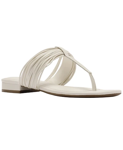 Arezzo Women's Elani Round Toe Flat Sandals