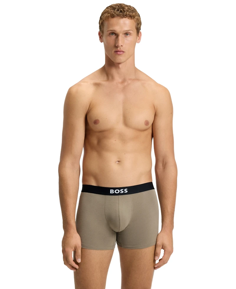 Hugo Boss Men's One Boxer Brief Underwear, 3-Pack Set