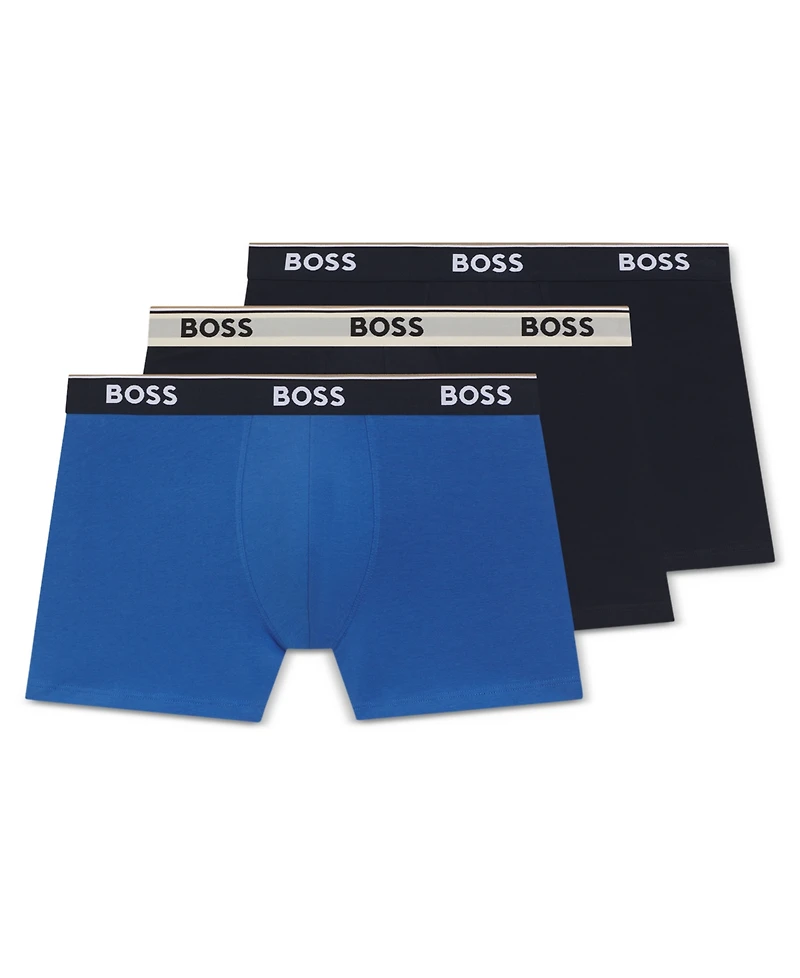 Hugo Boss Men's Power Boxer Briefs Underwear, 3-Pack Set
