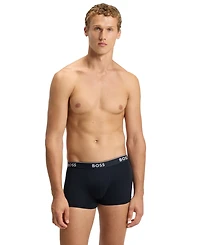 Hugo Boss Men's Power Trunk Underwear, 3-Pack Set