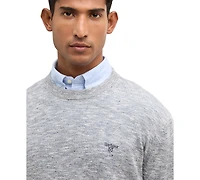 Barbour Men's Flaxby Linen Blend Crewneck Sweater