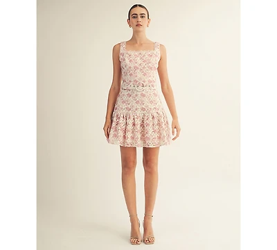 Arose Studio, Inc Women's Ruffle Hem Mini Dress