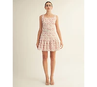 Arose Studio, Inc Women's Ruffle Hem Mini Dress