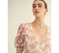 Arose Studio, Inc Women's V-Neck Mini Dress