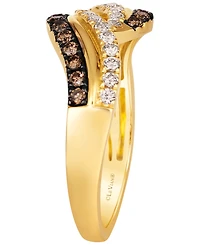 Le Vian Chocolate Diamond (0.27 ct. t.w.) & Nude Diamond (1/4 ct. t.w.) Ring in 14k Honey Gold