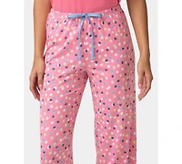 Hue Women's Chalk Dot Printed Mid-Rise Pants