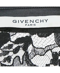 Pre-Owned Givenchy Women's Black Lace And Satin Sheer Jacket