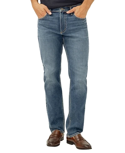 Silver Jeans Co. Men's Machray Straight-Leg Stretch Denim