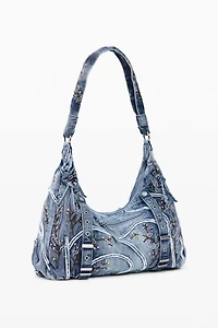 Desigual Women's Denim bag with buckles