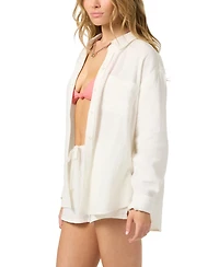 O'Neill Women's Leni Oversized Long-Sleeve Shirt