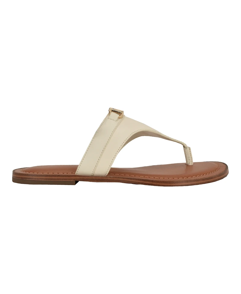 Tommy Hilfiger Women's Goldiea Ornamented Slip-On Flat Sandals