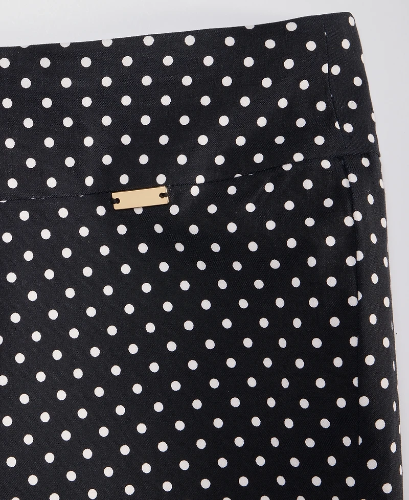 I.n.c. International Concepts Petite Printed Mid-Rise Pull-On Bengaline Capri Pants, Created for Macy's