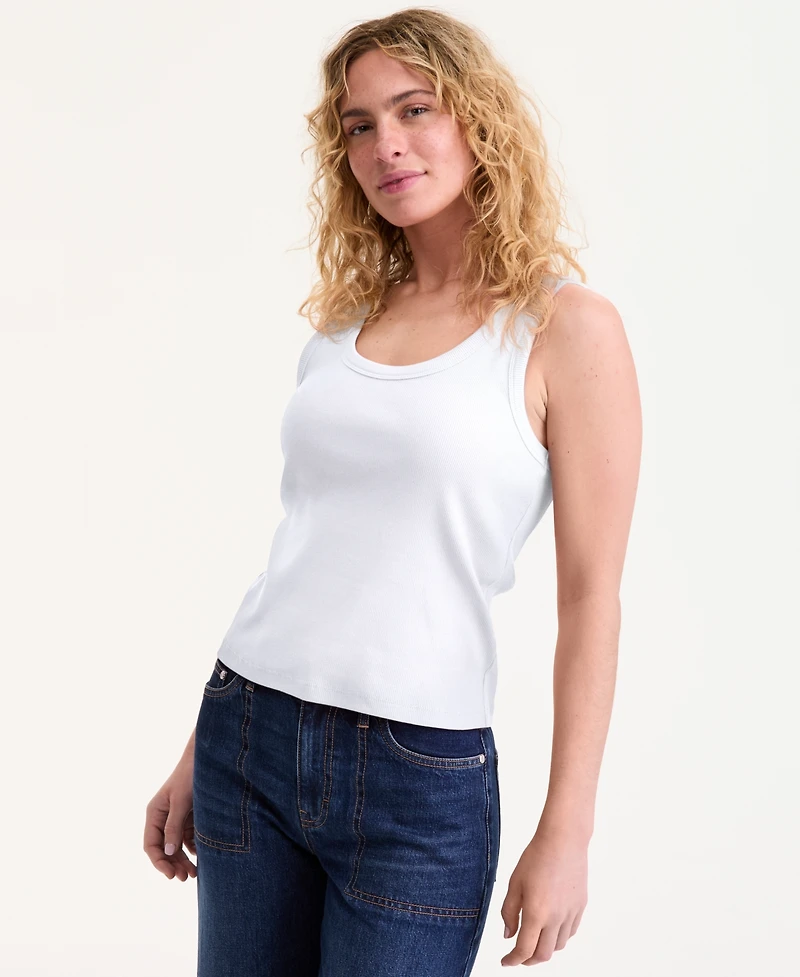 On 34th Women's Double Scoop-Neck Layering Tank Top, Macy's Exclusive