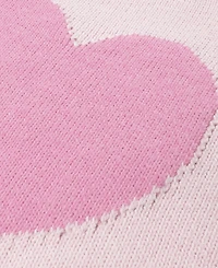 abercrombie kids Girls' Heart Print Oversized Sweater