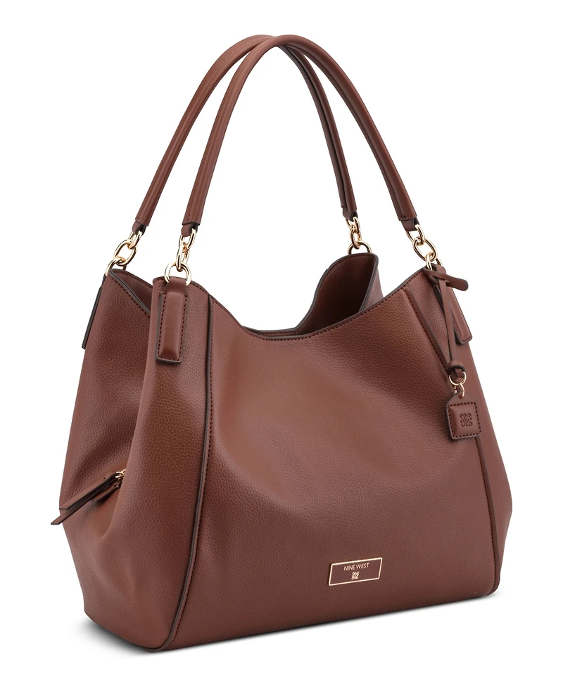 Nine West Deacon Triple Compartment Large Shoulder Bag