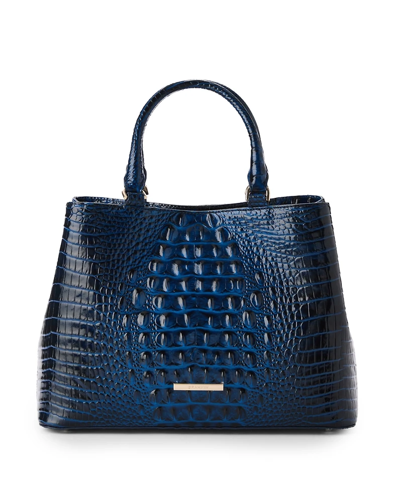 Brahmin Denise Medium Melbourne Leather Satchel Bag