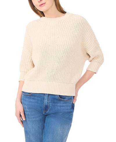 Vince Camuto Women's Drop Shoulder Crewneck Sweater