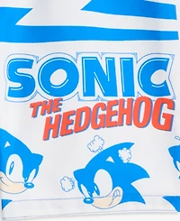 Sonic Boys' 4-6X Short Sleeve Rashguard & Mesh-Lined Trunks, 2-Piece Swim Set