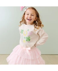 Sweet Wink Little Girls Sweet Shamrock St. Patrick's Day Sweatshirt