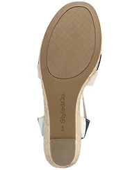 Style & Co Women's Siennaa Closed Toe Wedge Espadrilles, Macy's Exclusive