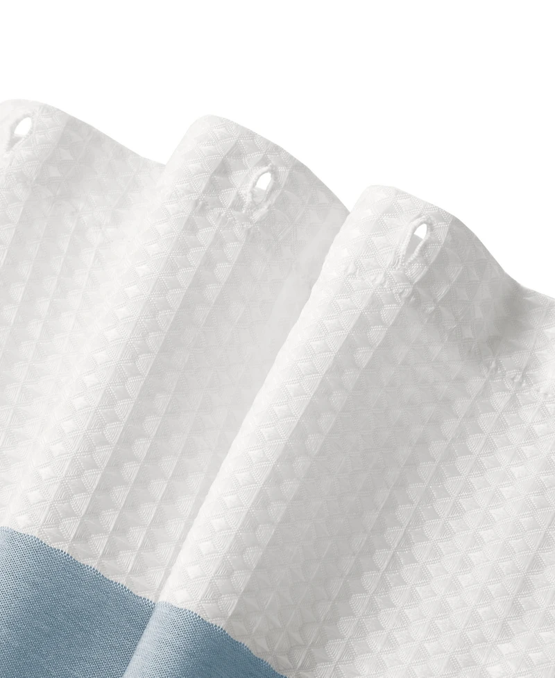 Madison Park Spa Waffle 3M-Scotchgard Shower Curtain