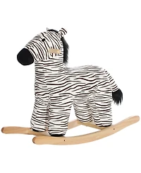 Hongge Toddler Plush Rocking Horse with Sound Effects for Ages Two to Four