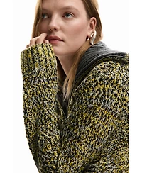 Desigual Women's Zipper Knit Sweater