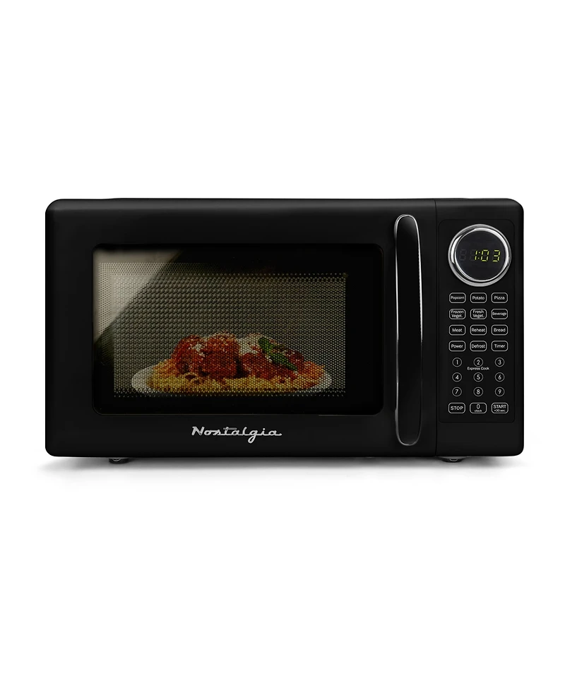 Nostalgia Retro 0.7 Cubic Foot 700-Watt Microwave Oven