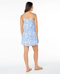 Roxy Women's Night Bloom Square Neck Mini Dress