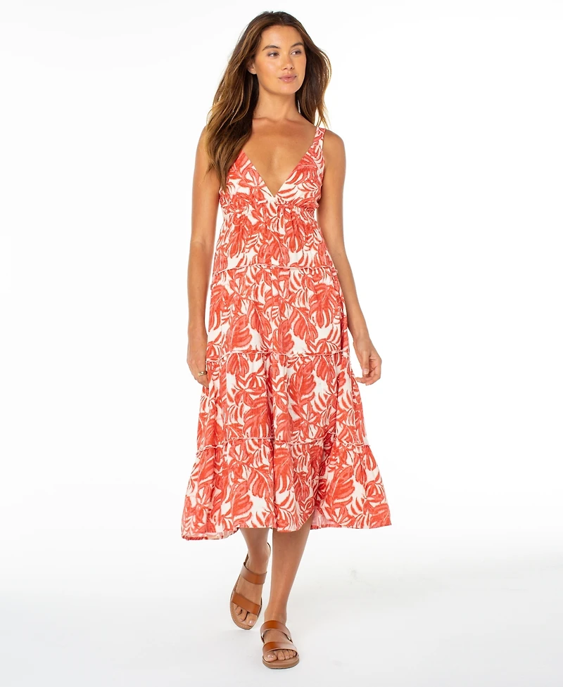 Roxy Juniors' Tula Sweetheart Neck Maxi Dress