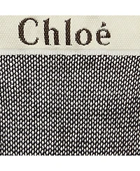 Pre-Owned Chloe Women's Black Silk Knit Sheer Long Sleeve Top