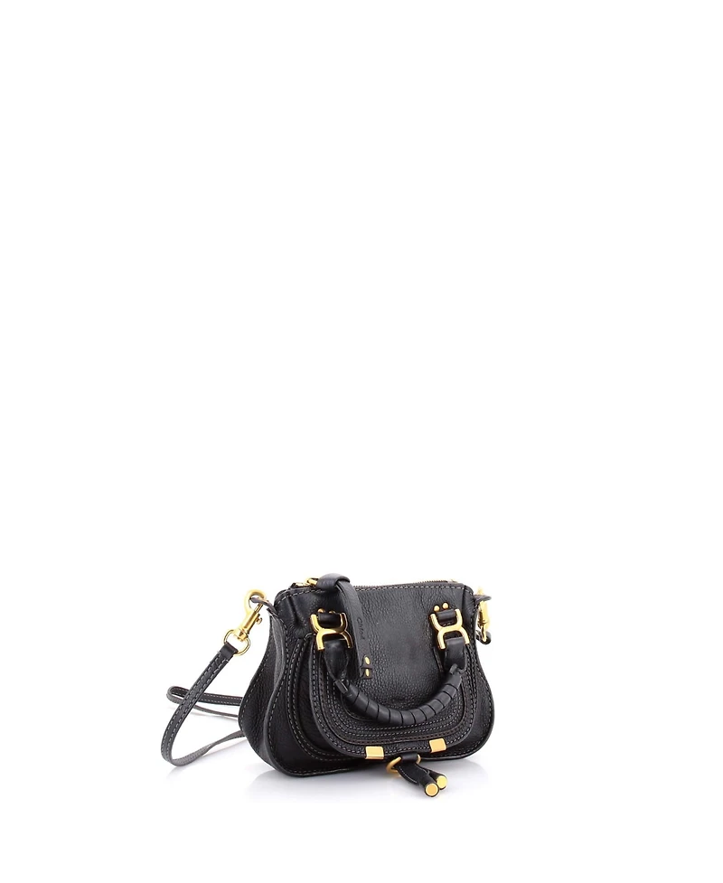 Pre-Owned Chloe Baby Marcie Satchel Leather