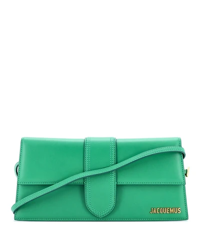 Pre-Owned Jacquemus Long Le Bambino Top Handle Flap Bag Leather