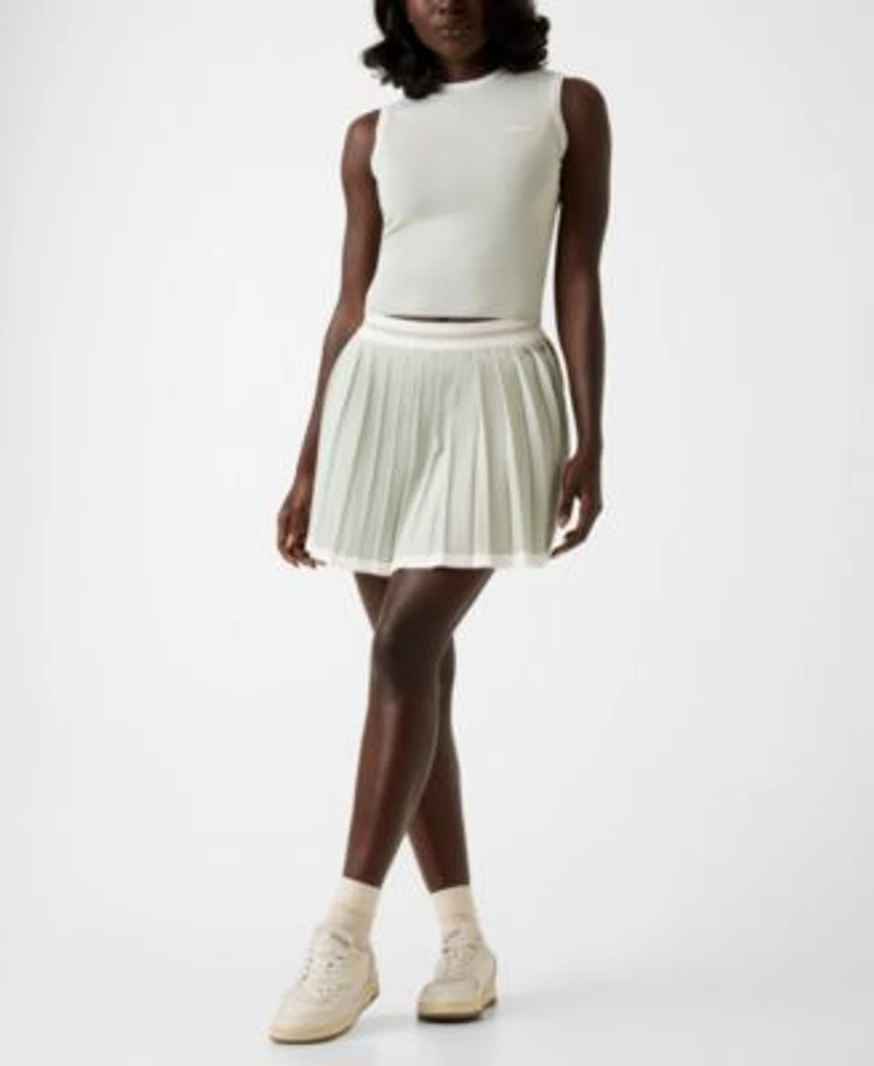 Guess Womens Gabry Pleated Sweater Mini Skirt Pleated Sweater Mini Skirt