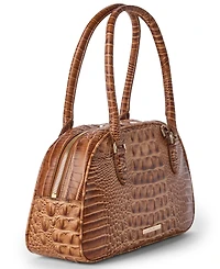 Brahmin Angie Alden Road Leather Medium Satchel Bag