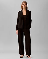 Calvin Klein Women's Slim Notch Lapel Blazer